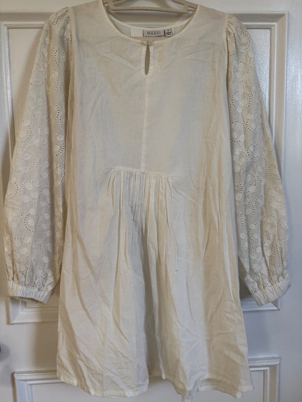 Masai Whits Eyelet Long-Sleeve Tunic